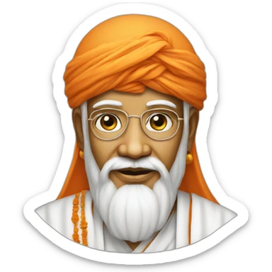 Lord Sai Baba sticker