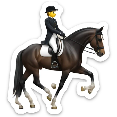 Dressage Horse sticker