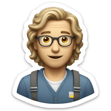 Steven hawkings worker hemet white sticker