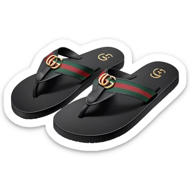 Gucci flip flops sticker