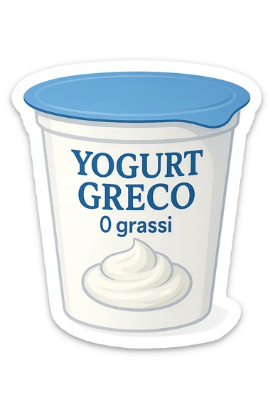 Yogurt Greco 0 grassi sticker