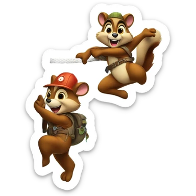 ranger rescue chip dale sticker