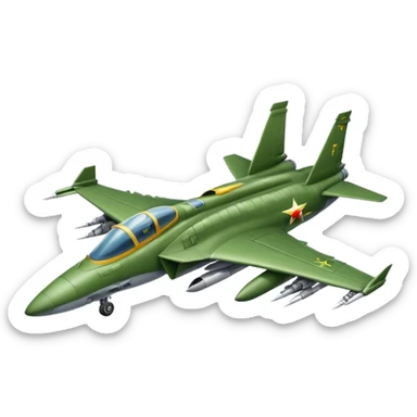 Un cocodrilo en avión de combate sticker