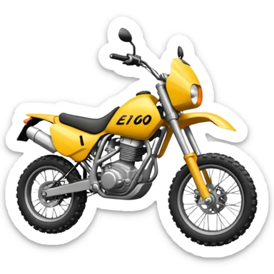 enduro bike sticker