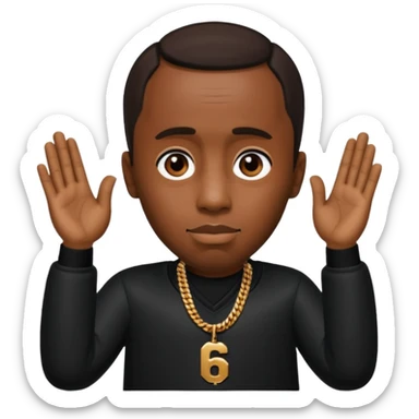 P Diddy doing 67 sticker