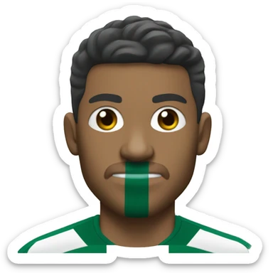 jogador moreno do time palmeiras sticker