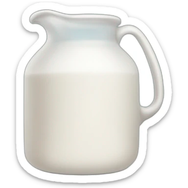 Milk jug sticker