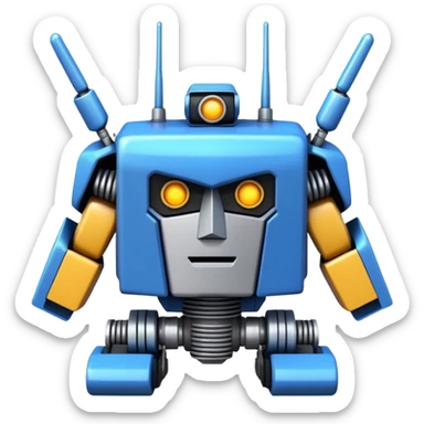 Ultra Realistic transformer at nuclear power plants sticker