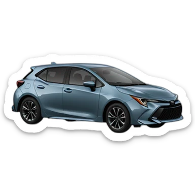 Toyota Corolla hatchback sport sticker