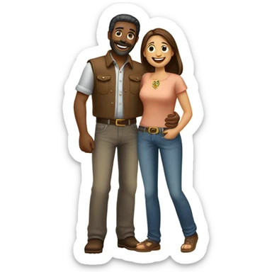 Traditional value Christian southern man who loves wife and god in a heterosexual way sticker