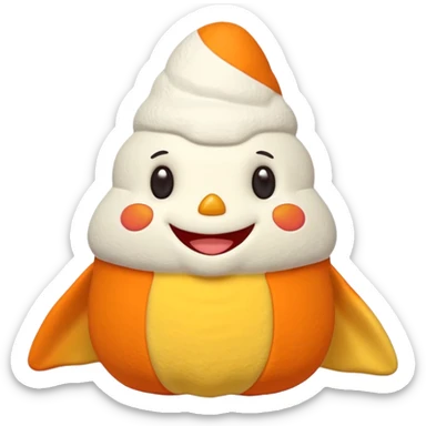 Candy corn jellycat  sticker