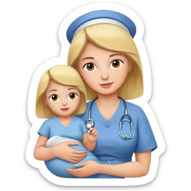 Nursing mom sticker