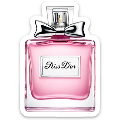 Miss Dior pink perfume  sticker
