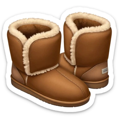 Cute uggs slippers  sticker