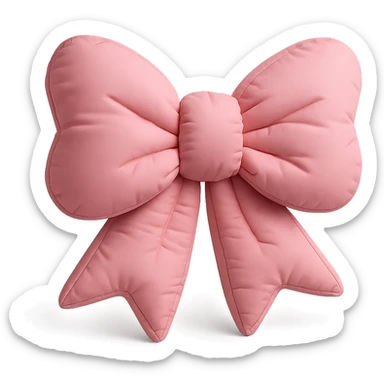 pink gothic bow gothic style cushion style sticker