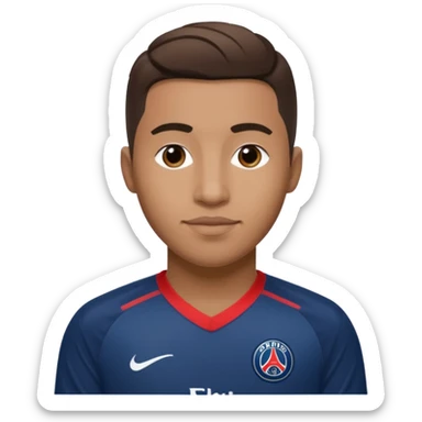 Barcola psg sticker
