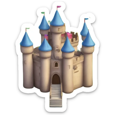 Inflatable castel  sticker