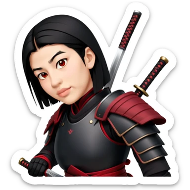 Shadow Samurai sticker
