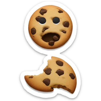 cookie eating a cookie eating a cooki sticker