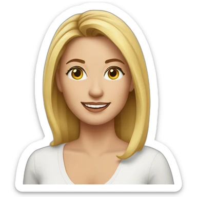 Laura Peterson from the morning show sticker