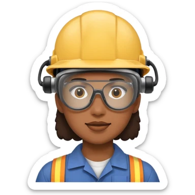 Technicians with Semi-Visual Face sticker