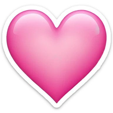 pink heart sticker