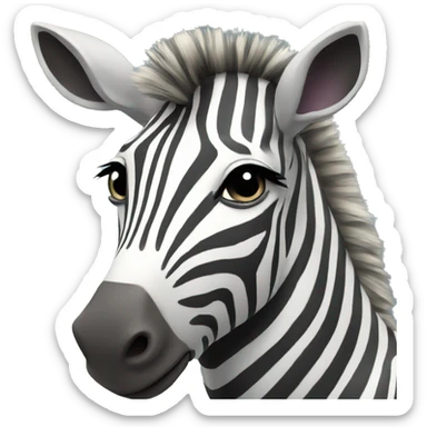zebra sticker