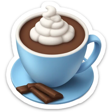Hot cocoa sticker