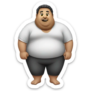 600 lbs body running sticker