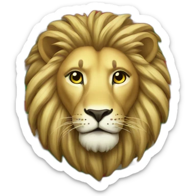 Give me lion sun Iran flag sticker