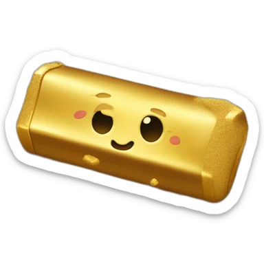 dust becoming gold bar sticker