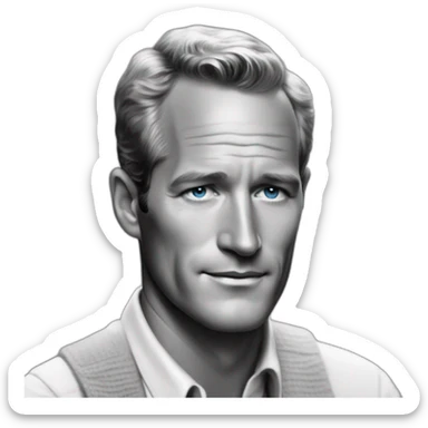 Paul Newman sticker