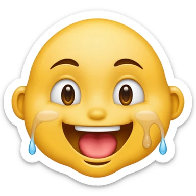 drooling face emoji sticker