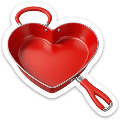 Valentine cookware heart shaped  sticker