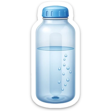 Store bought Water bottle sticker
