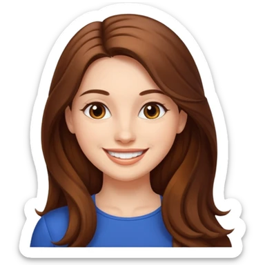 make a beautiful women who is very social sticker