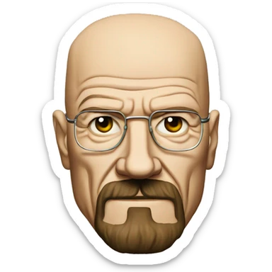 Walter white from breaking bad sticker