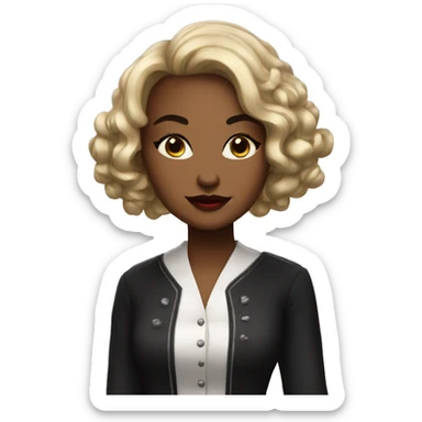 Lady lesso from the school for good and evil sticker