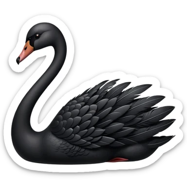 Cisne negro sticker