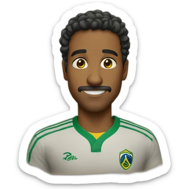 Brazilian por guy sticker
