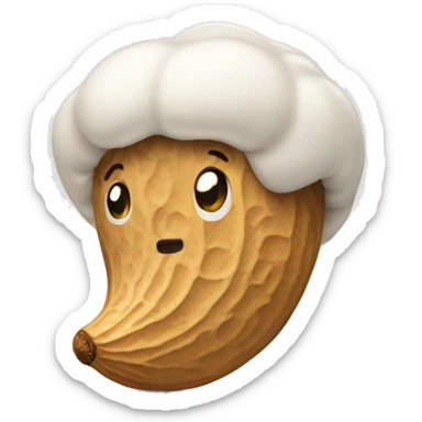 A peanut. sticker