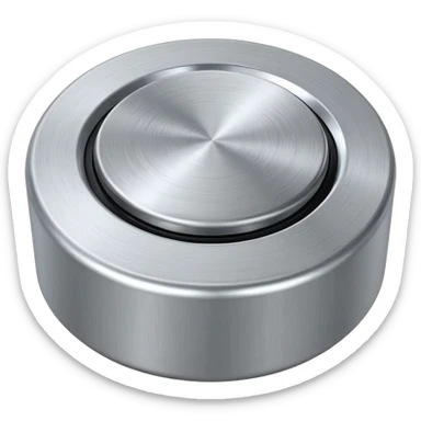 volume knob straight on sticker