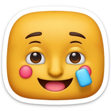 "3D emoji covering nose (to block smell)" sticker