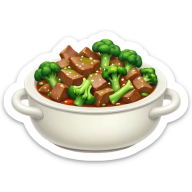 Beef and broccoli sticker