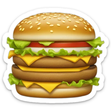 Mcdonalds Big Mac sticker