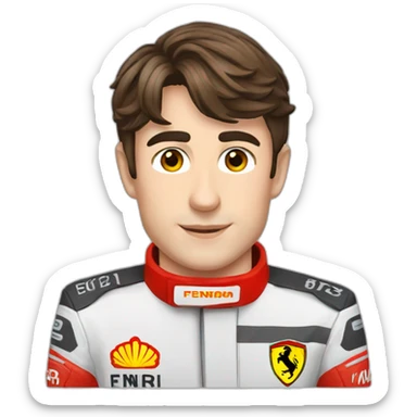 charles-leclerc-ferari sticker
