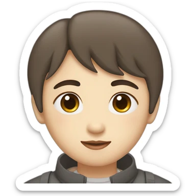 Corean heart sticker