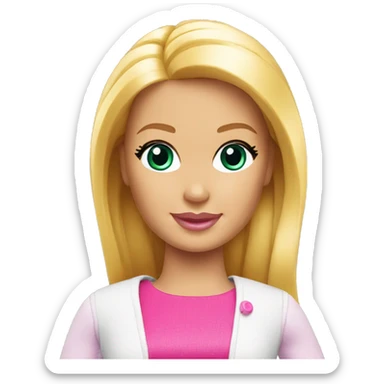 Logo Barbie sticker