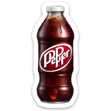 dr pepper can  sticker