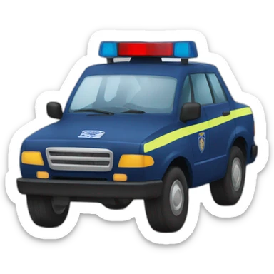 Police nationale véhicules  sticker